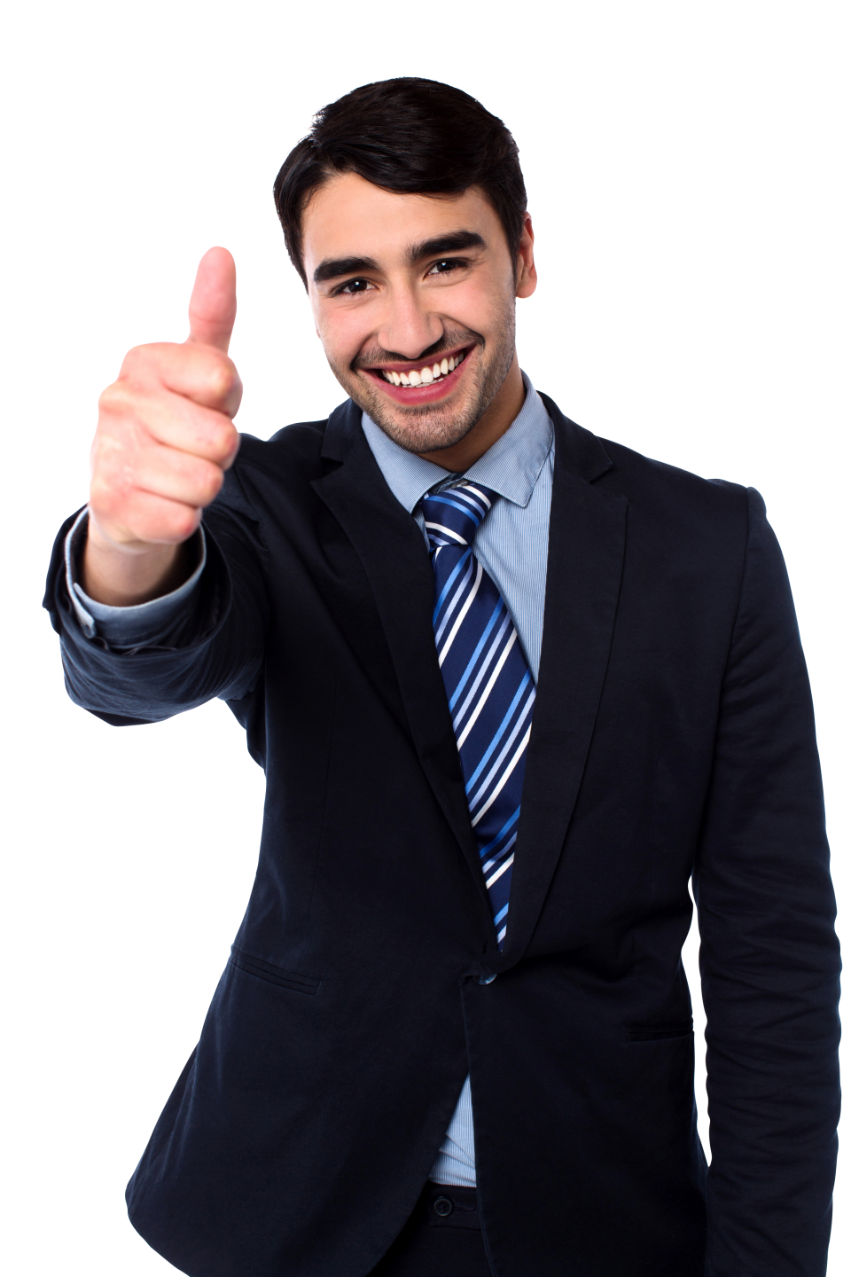 Thumb-Up-Businessman-Background-PNG-Image